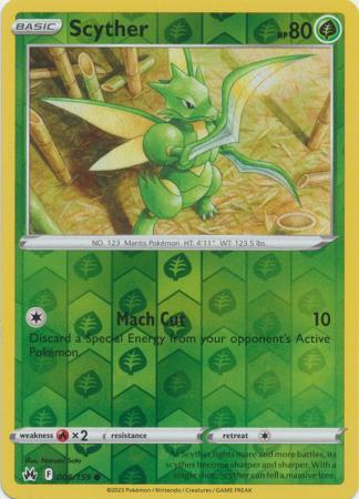 Crown Zenith - 006/159 - Scyther - Reverse Holo