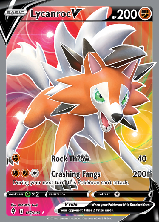 Evolving Skies - 187/203 - Lycanroc V