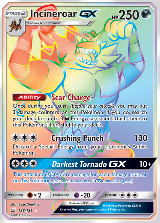 Team Up - 188/181 - Incineroar GX