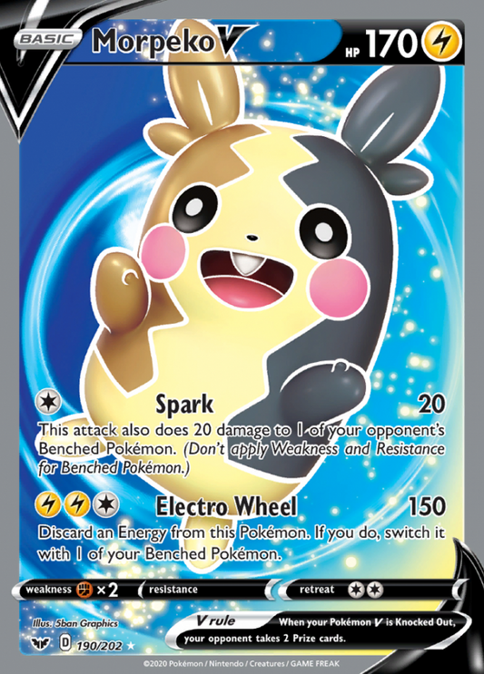 Sword & Shield - 190/202 - Morpeko V