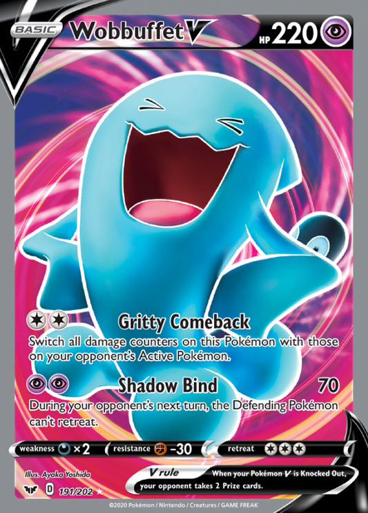 Sword & Shield - 191/202 - Wobbuffet V