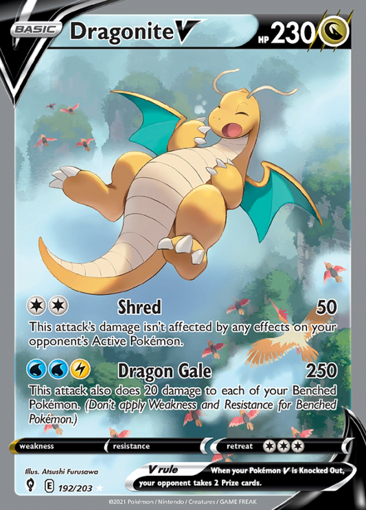 Evolving Skies - 192/203 - Dragonite V