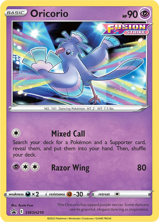 Black Star Promos - SWSH210 - Oricorio - Holo