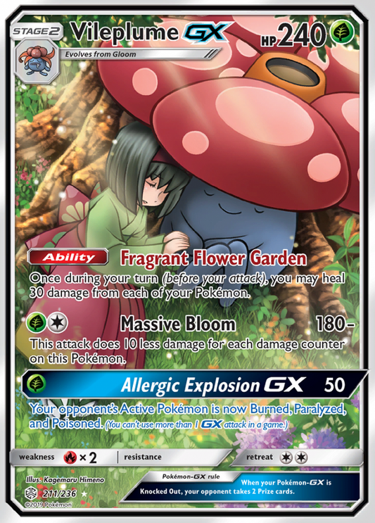 Cosmic Eclipse - 211/236 - Vileplume GX