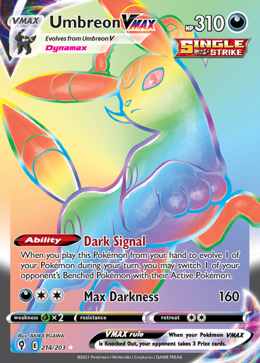 Evolving Skies - 214/203 - Umbreon VMAX