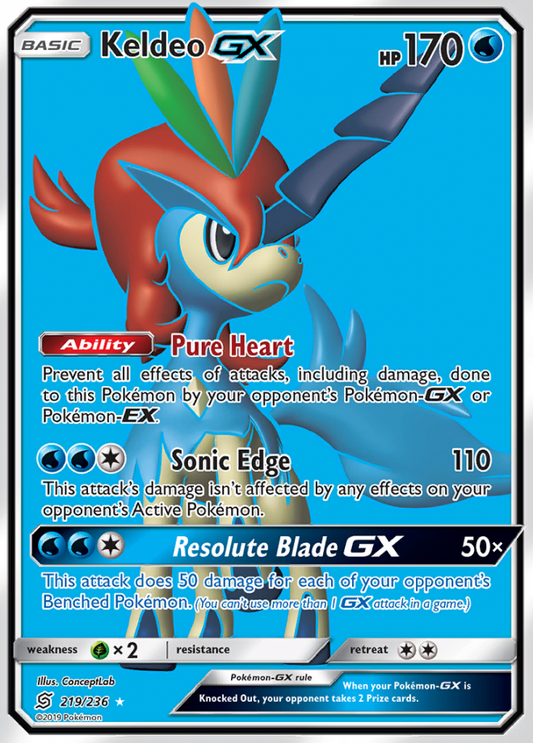 Unified Minds - 219/236 - Keldeo GX