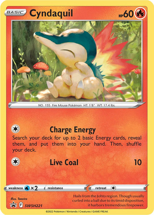 Black Star Promos - SWSH221 - Cyndaquil - Holo