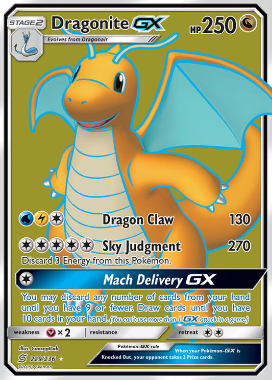 Unified Minds - 229/236 - Dragonite GX