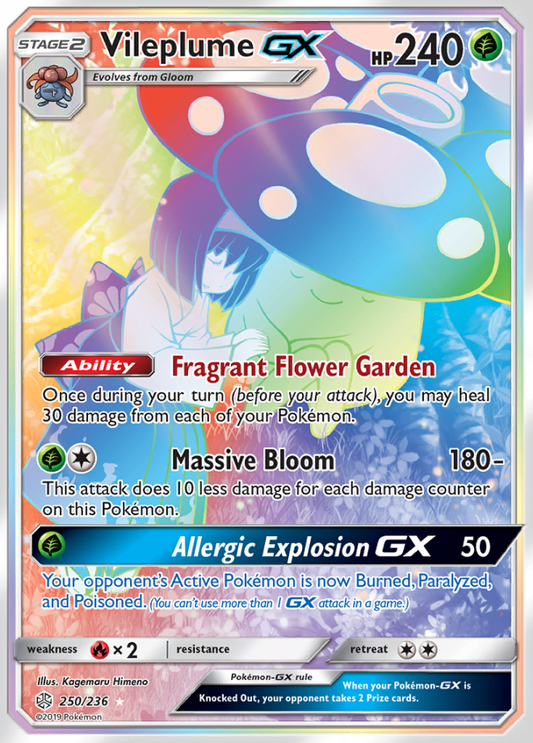 Cosmic Eclipse - 250/236 - Vileplume GX