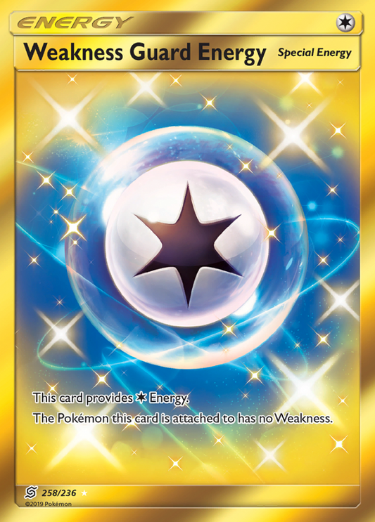 Unified Minds - 258/236 - Weakness Guard Energy (Gold)