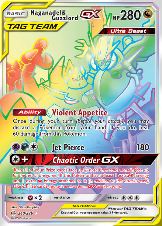 Cosmic Eclipse - 260/236 - Naganadel & Guzzlord GX (Tag Team)