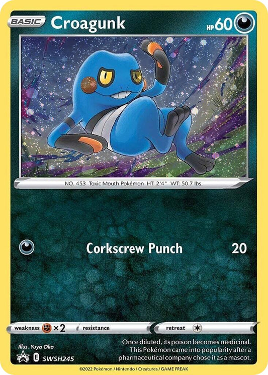 Black Star Promos - SWSH245 - Croagunk - Holo