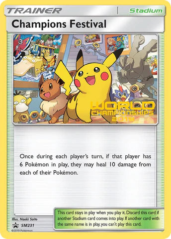 Black Star Promos - SM231 - Champions Festival - World Championships 2019