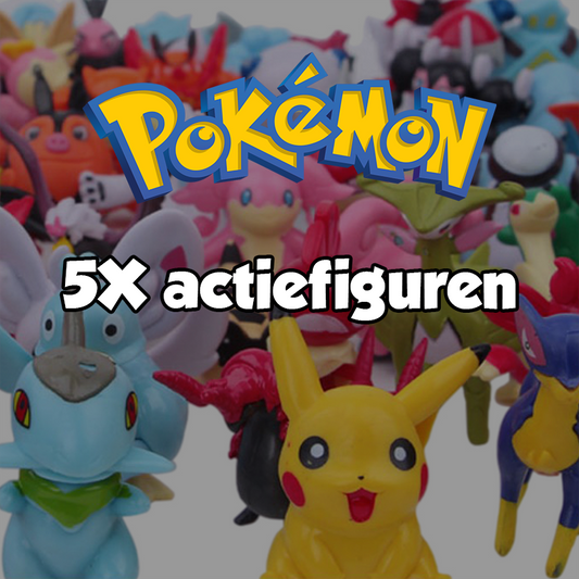 5x Pokémon Mini Actiefiguren