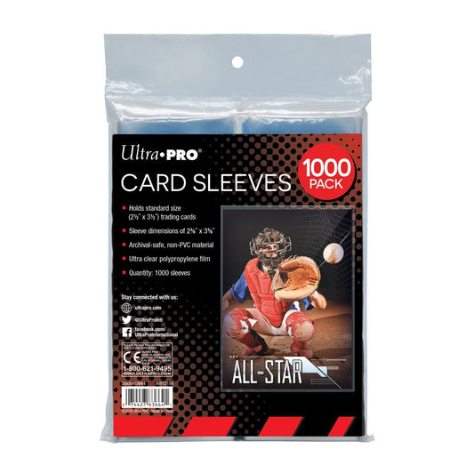 Ultra PRO Clear Card Sleeves (1000 stuks)