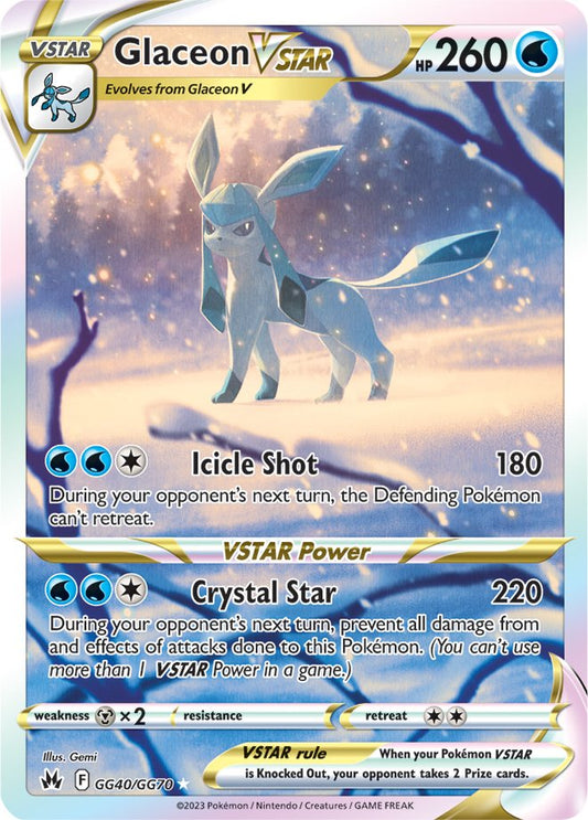 Crown Zenith - GG40 - Glaceon VSTAR