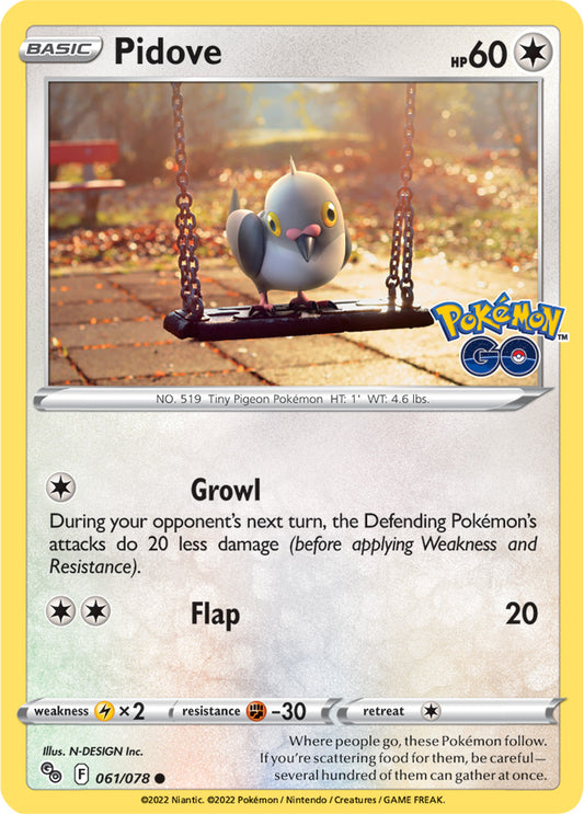 Pokémon GO - 061/078 - Pidove