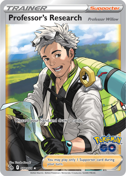 Pokémon GO - 078/078 - Professor's Research (Professor Willow)