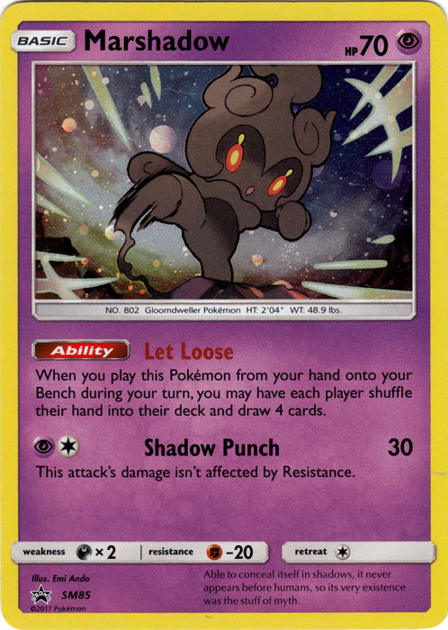 Black Star Promos - SM85 - Marshadow - Holo