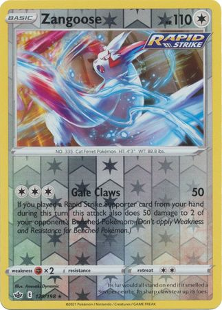 Chilling Reign - 120/198 - Zangoose - Reverse Holo