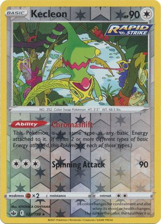 Chilling Reign - 122/198 - Kecleon - Reverse Holo