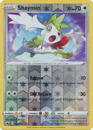Chilling Reign - 123/198 - Shaymin - Reverse Holo