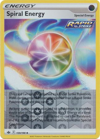 Chilling Reign - 159/198 - Spiral Energy - Reverse Holo
