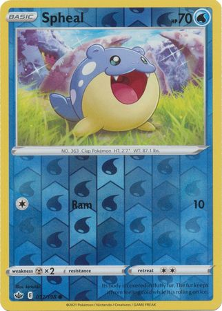 Chilling Reign - 037/198 - Spheal - Reverse Holo