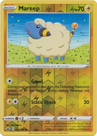 Chilling Reign - 047/198 - Mareep - Reverse Holo