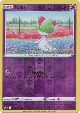 Chilling Reign - 059/198 - Ralts - Reverse Holo