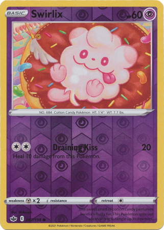 Chilling Reign - 067/198 - Swirlix - Reverse Holo