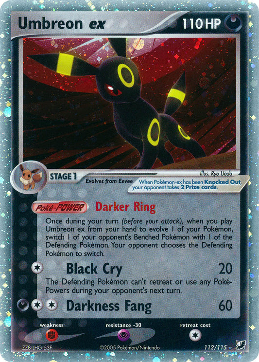 EX Unseen Forces - 112/115 - Umbreon ex (Near Mint-)