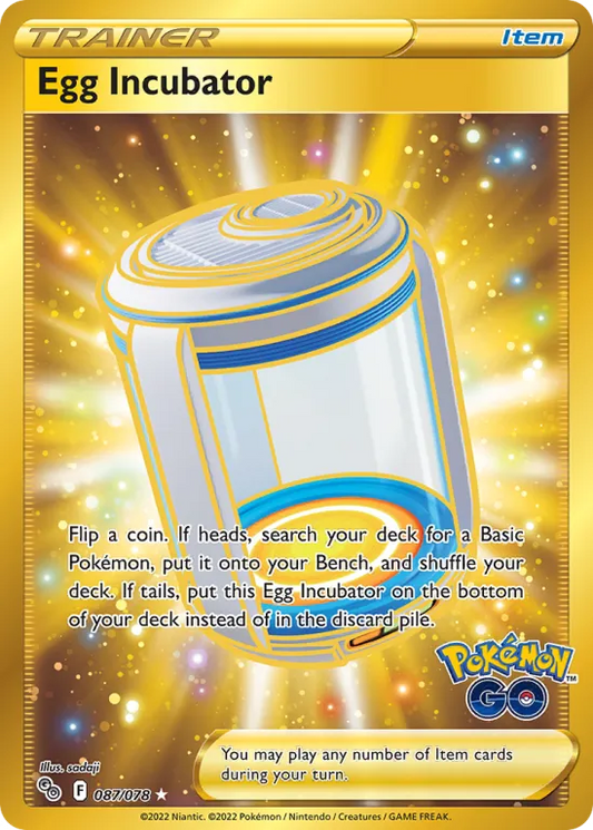 Pokémon GO - 087/078 - Egg Incubator (Gold)