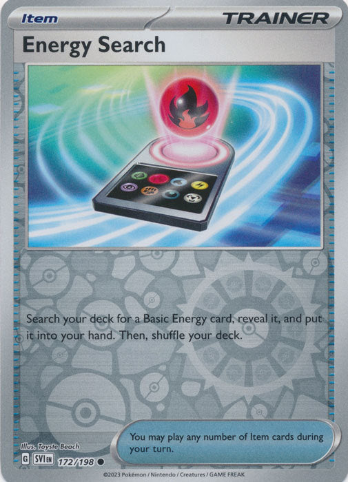 Scarlet & Violet - 172/198 - Energy Search - Reverse Holo