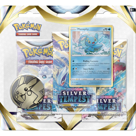 Silver Tempest 3-Booster Blister - Manaphy